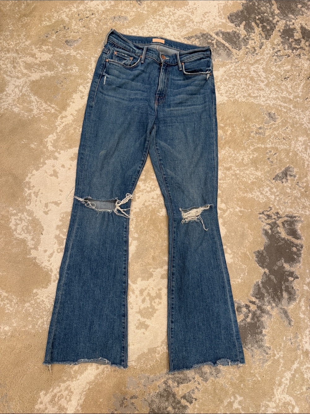 MOTHER the weekender fray jeans size 27 - Picture 2 of 13